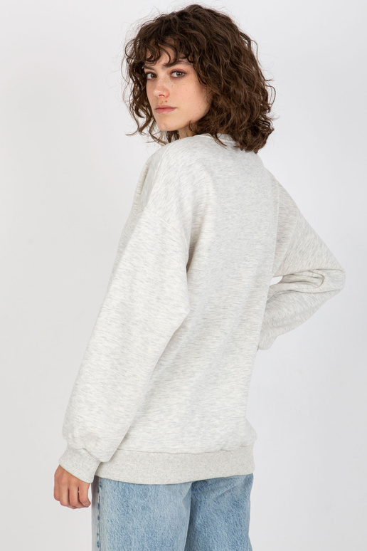 Gaiši pelēks Oversize džemperis bez...