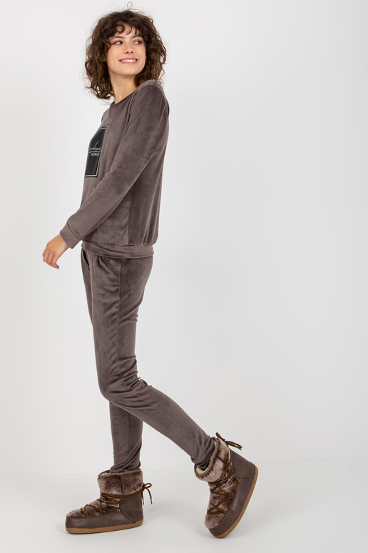 Tumši pelēks sieviešu velūra...