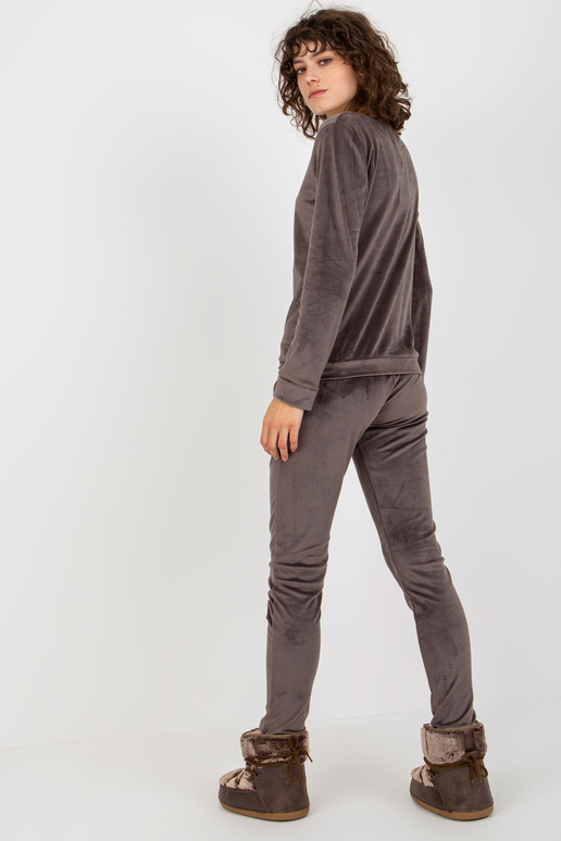 Tumši pelēks sieviešu velūra...