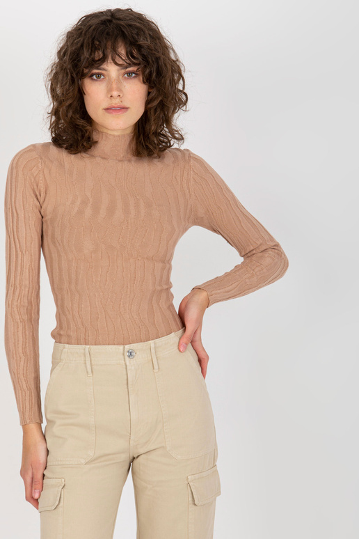 Sieviešu džemperis ar kamieli ar...