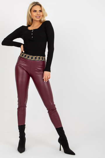 Bordo sieviešu eko-ādas...