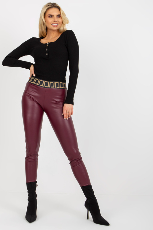 Bordo sieviešu eko-ādas siltināti...