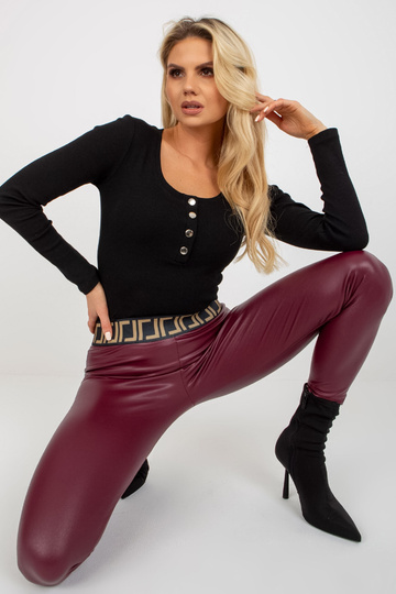 Bordo sieviešu eko-ādas... 2