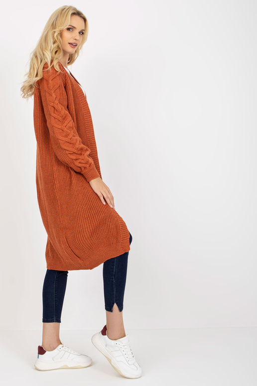 Tumši oranža garā oversize jaka RUE...