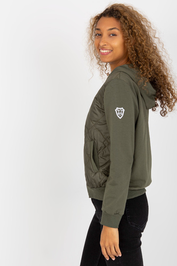Khaki stepēts bomber...