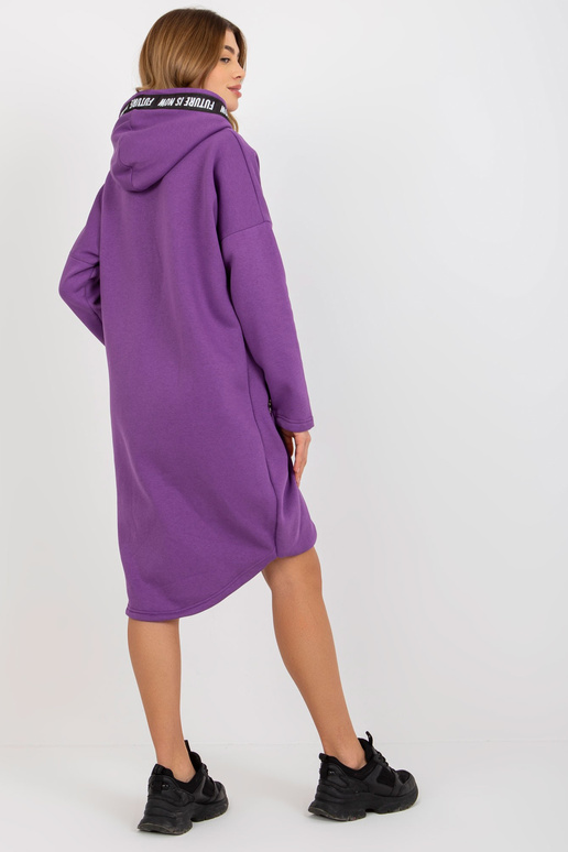 Tumši violets garš džemperis liela...