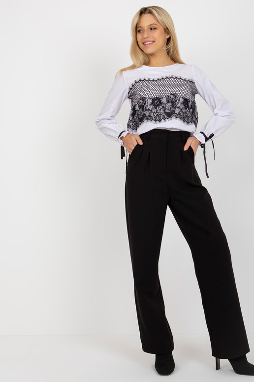 Balta sieviešu svinīga blūze ar...