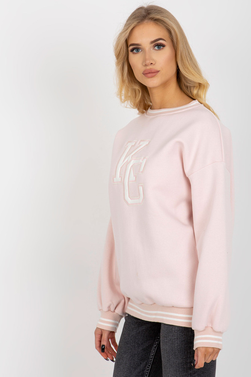 Gaiši rozā polsterēts sporta krekls...