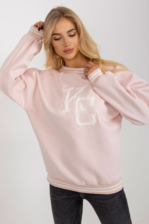 Gaiši rozā polsterēts sporta krekls...