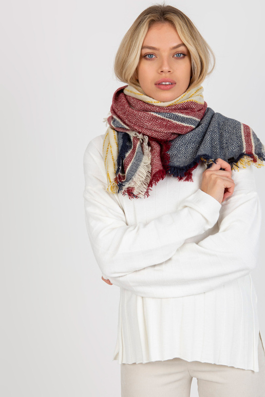 Tumši zila un sarkana sieviešu ziemas...