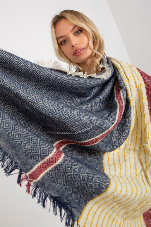 Tumši zila un sarkana sieviešu ziemas...