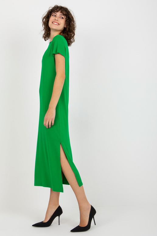 Zaļa midi kleita ar viskozi Liliane
