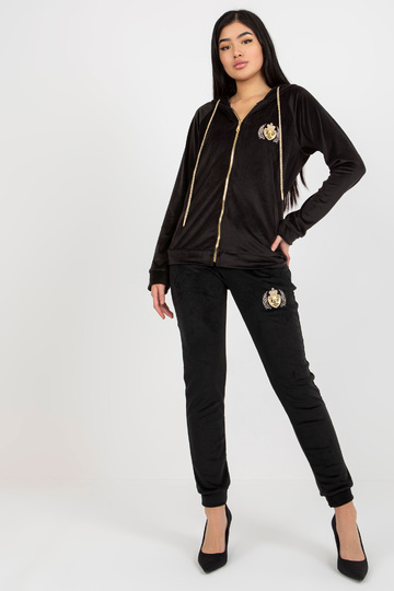 Melns divdaļīgs velūra...