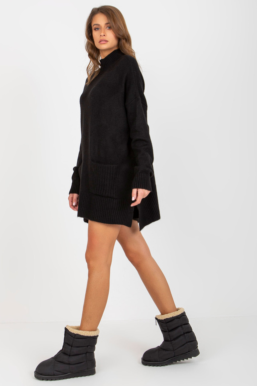 Melns sieviešu liela izmēra džemperis...