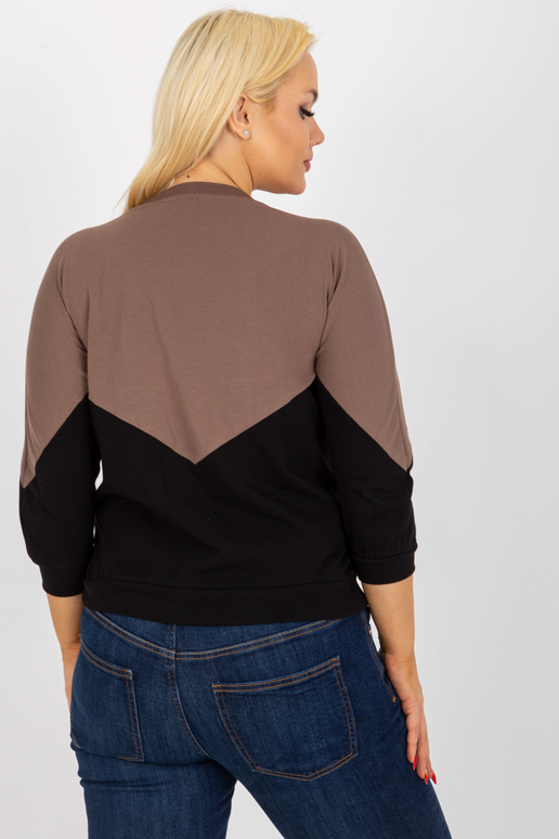 Brūna un melna sieviešu liela izmēra...