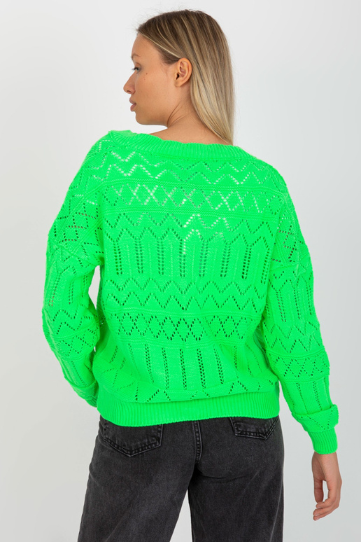 Fluo zaļš ažūra vasaras jaka RUE PARIS