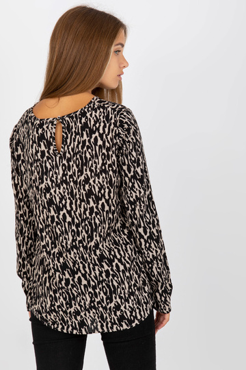 Tumši bēša viskozes blūze... 2