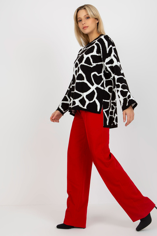 Balts un melns sieviešu liela izmēra...