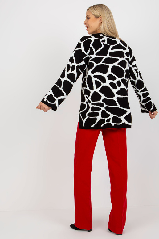 Balts un melns sieviešu liela izmēra...