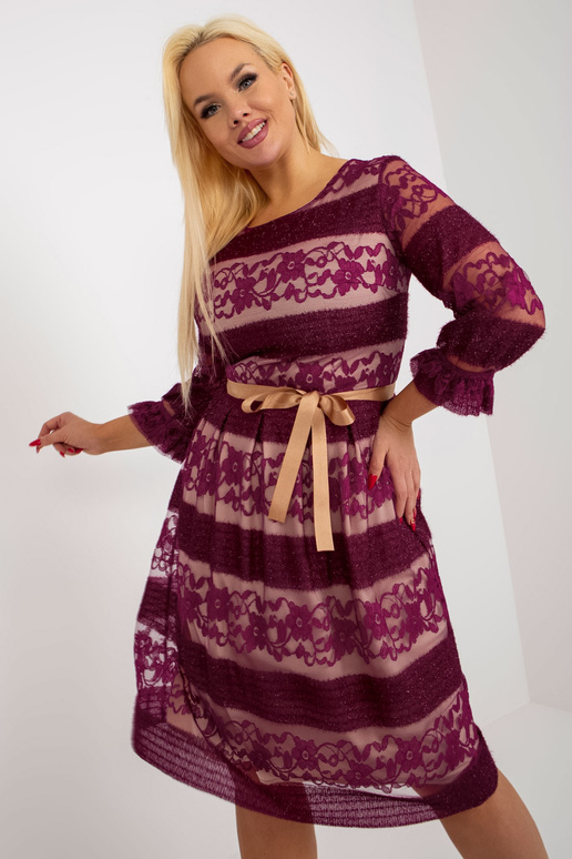 Violeta liela izmēra kokteiļkleita ar...