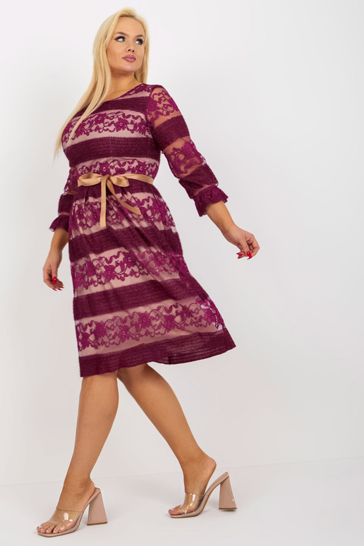 Violeta liela izmēra kokteiļkleita ar...