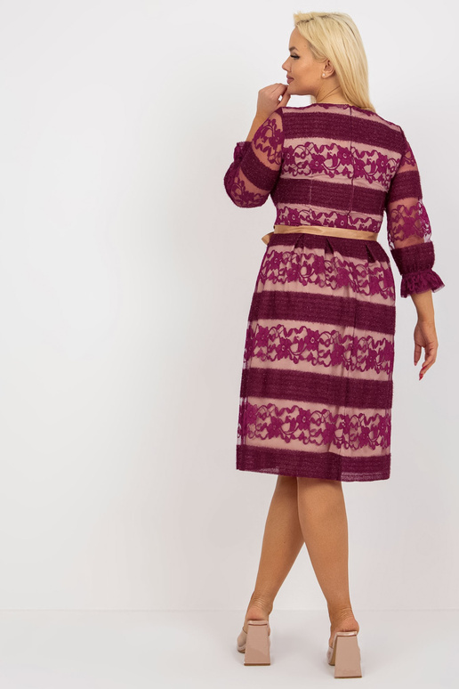 Violeta liela izmēra kokteiļkleita ar...