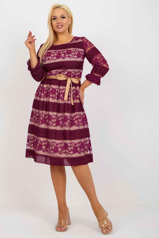 Violeta liela izmēra kokteiļkleita ar...