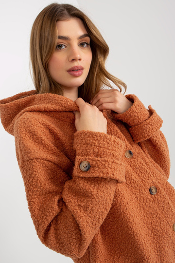 Tumši oranžs plīša sieviešu... 2