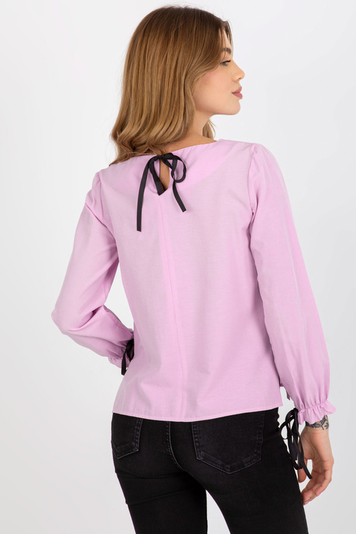 Gaiši violeta svinīga blūze ar...