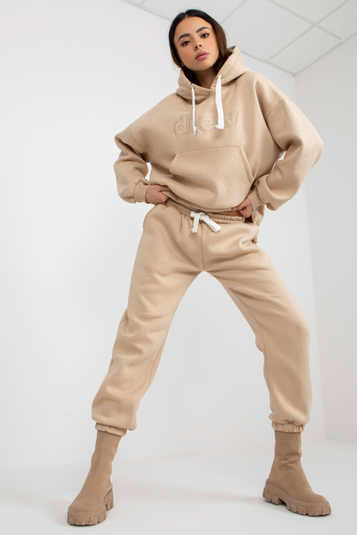 Bēšs divdaļīgs sporta kreklu...