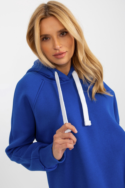 Kobalta garais sporta krekls ar kabatām