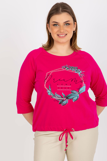 Fuksijas plus izmēra blūze... 2