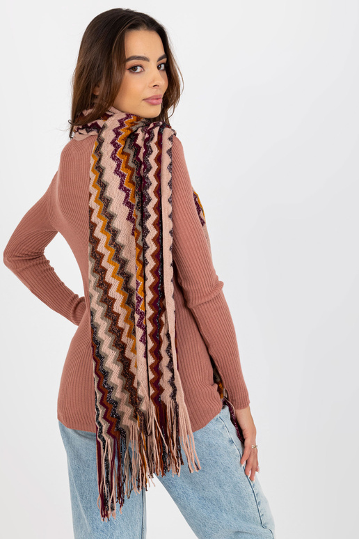 Šalle-AT-SZ-2799.12X-tumši rozā krāsā