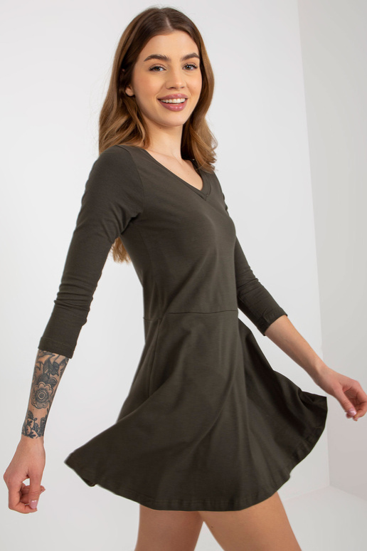 Sukienka-EM-SK-HW/20-309.11P-khaki