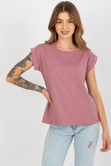 Netīri rozā pamata T-krekls... 2