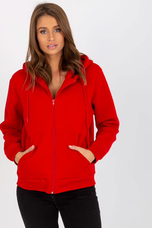 Czerwona dresowa rozpinana bluza... Czerwona dresowa rozpinana bluza...