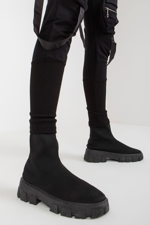 Melnas sieviešu kravas sporta bikses...