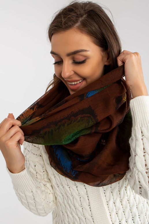 Brūns stropes skurstenis ar apdruku