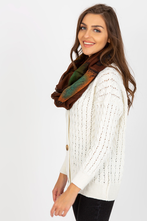 Brūns stropes skurstenis ar apdruku