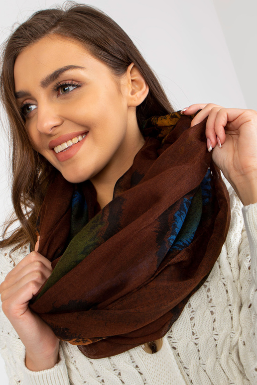 Brūns stropes skurstenis ar apdruku