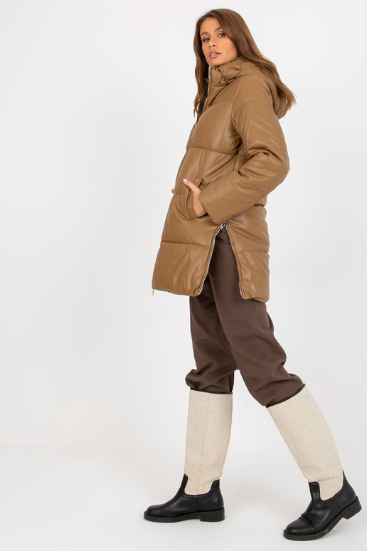 Camel Eco-Leder-Winterjacke ar... Camel Eco-Leder-Winterjacke ar...