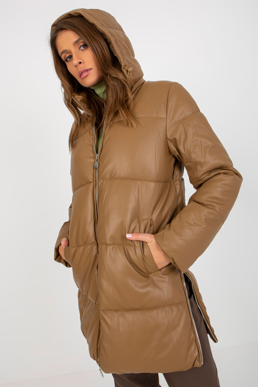 Camel Eco-Leder-Winterjacke ar... Camel Eco-Leder-Winterjacke ar...