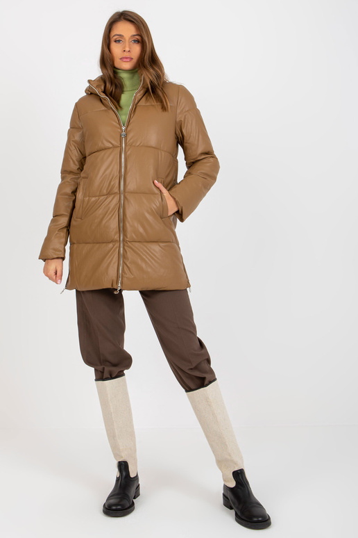 Camel Eco-Leder-Winterjacke ar... Camel Eco-Leder-Winterjacke ar...