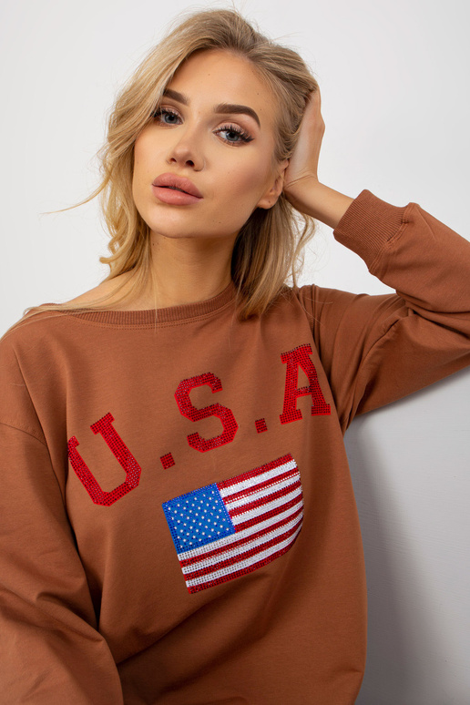 Bluza VI-BL-3192.23P GAIŠI BRŪNA