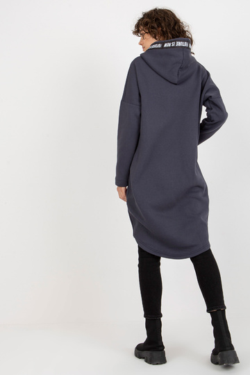 Grafīta garš džemperis ar...