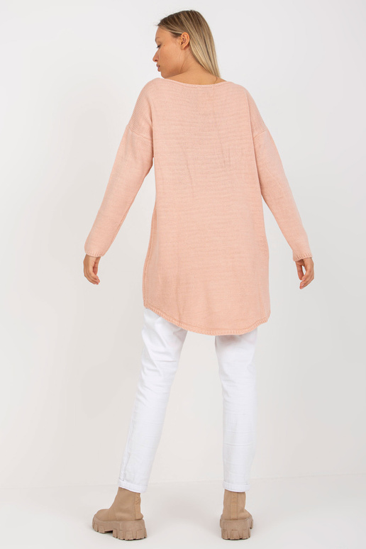 Netīri rozā oversize džemperis ar...