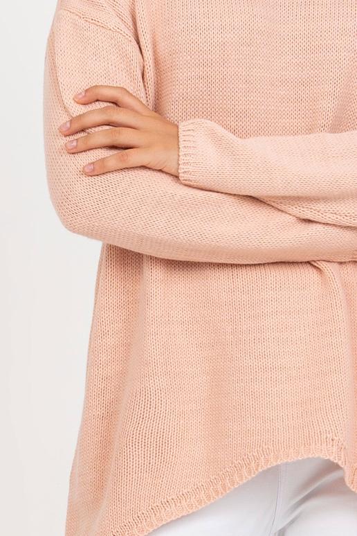 Netīri rozā oversize džemperis ar...