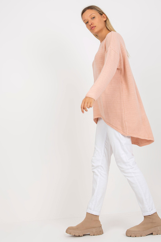 Netīri rozā oversize džemperis ar...