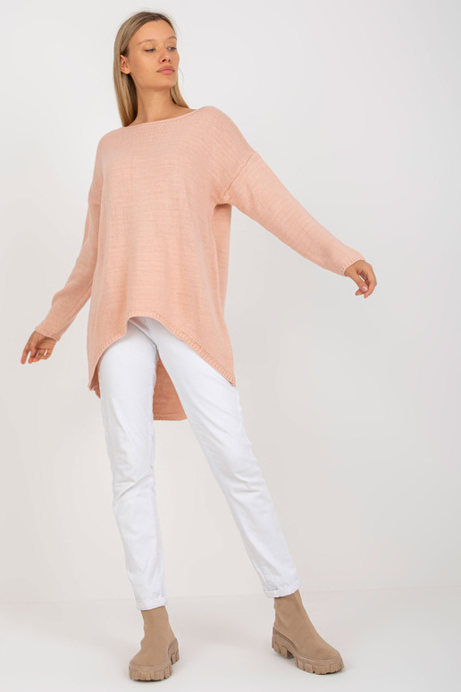 Netīri rozā oversize džemperis ar...