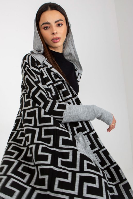 Kardigan VI-SW-21TU1446.19P PELĒKS/MELNS